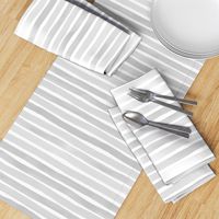 Watercolor Stripes Light Gray by Friztin