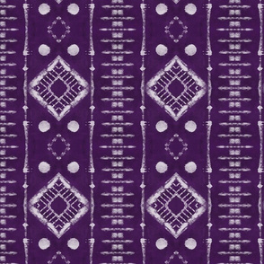 Faux Shibori Ladders Pattern in purple