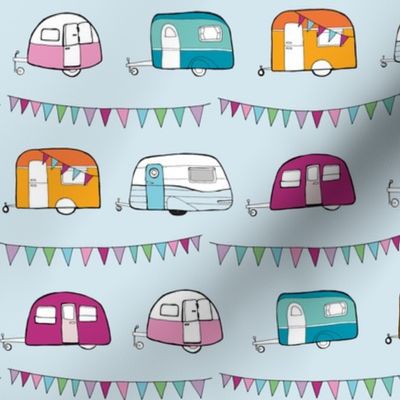 Caravans & Bunting