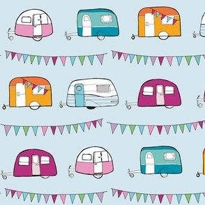 Caravans & Bunting