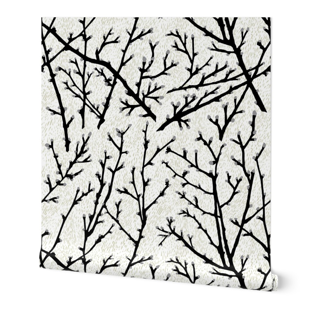 branchy - white/black/grey/foam bark