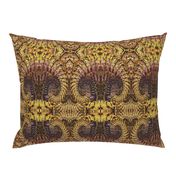 Western Tribal Native Pattern 3 Gold Brown