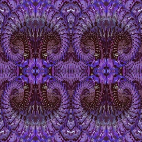 Western Tribal Native Pattern 3 Warm Purple 