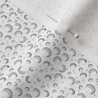 Bubbles Water Drops || Black White Gray Grey Spots Dots Champagne Cocktail Drink _ Miss Chiff Designs 