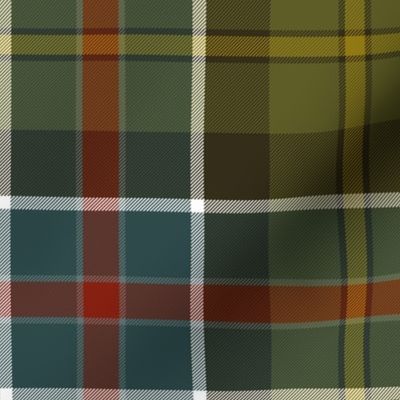 Culloden 1746  tartan, 10" weathered