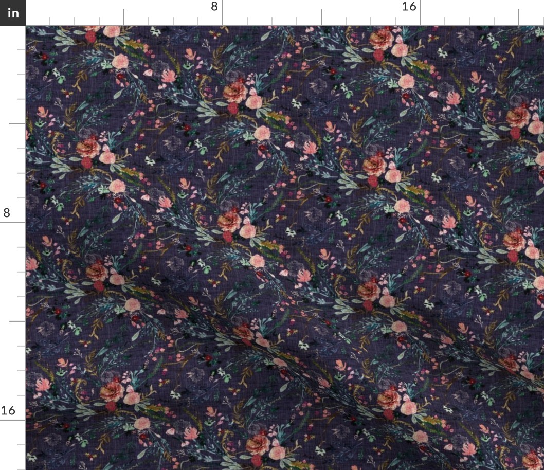 Fable Floral (grape) SMALL