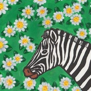 Zebra in the Dasies #5