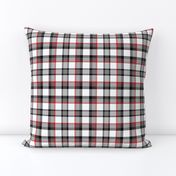 Fashion Plaid/ Black Grey Red - Med 