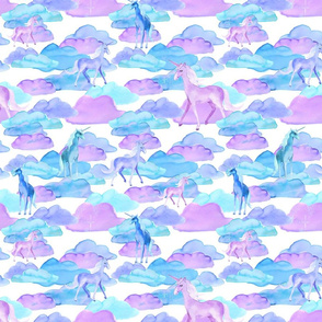 Unicorns and Clouds (small print)