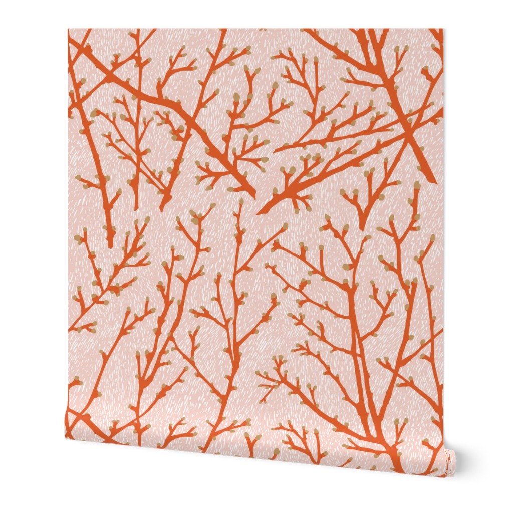 branchy - orange/blush