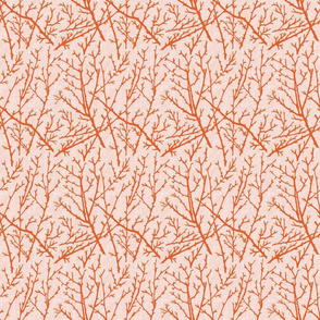 branchy - orange/blush