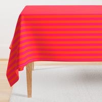 Neon Orange and Pink Vertical Stripes