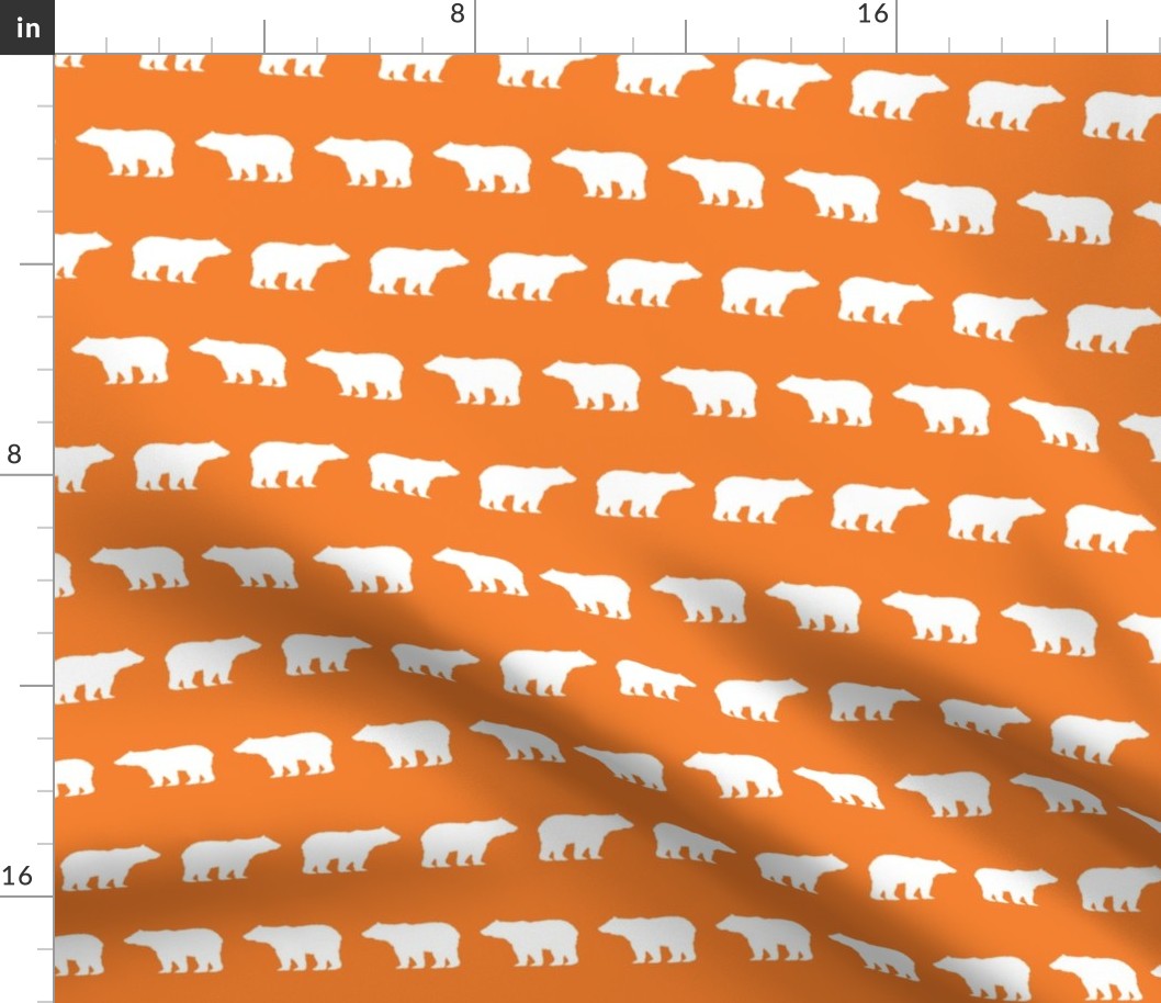 bear fabric baby boy fabric boys nursery design simple bear orange