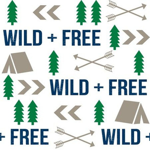 wild and free camping hunter fabric nursery baby boy nursery design