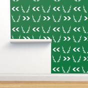 antler fabric green baby boy nursery design antlers chevrons design