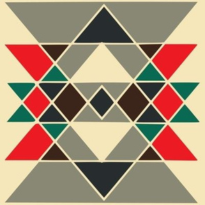 tribal triangle cream