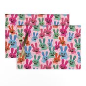 Retro Plush Candy Bunnies