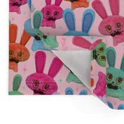 Retro Plush Candy Bunnies