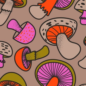 Retro Mushrooms