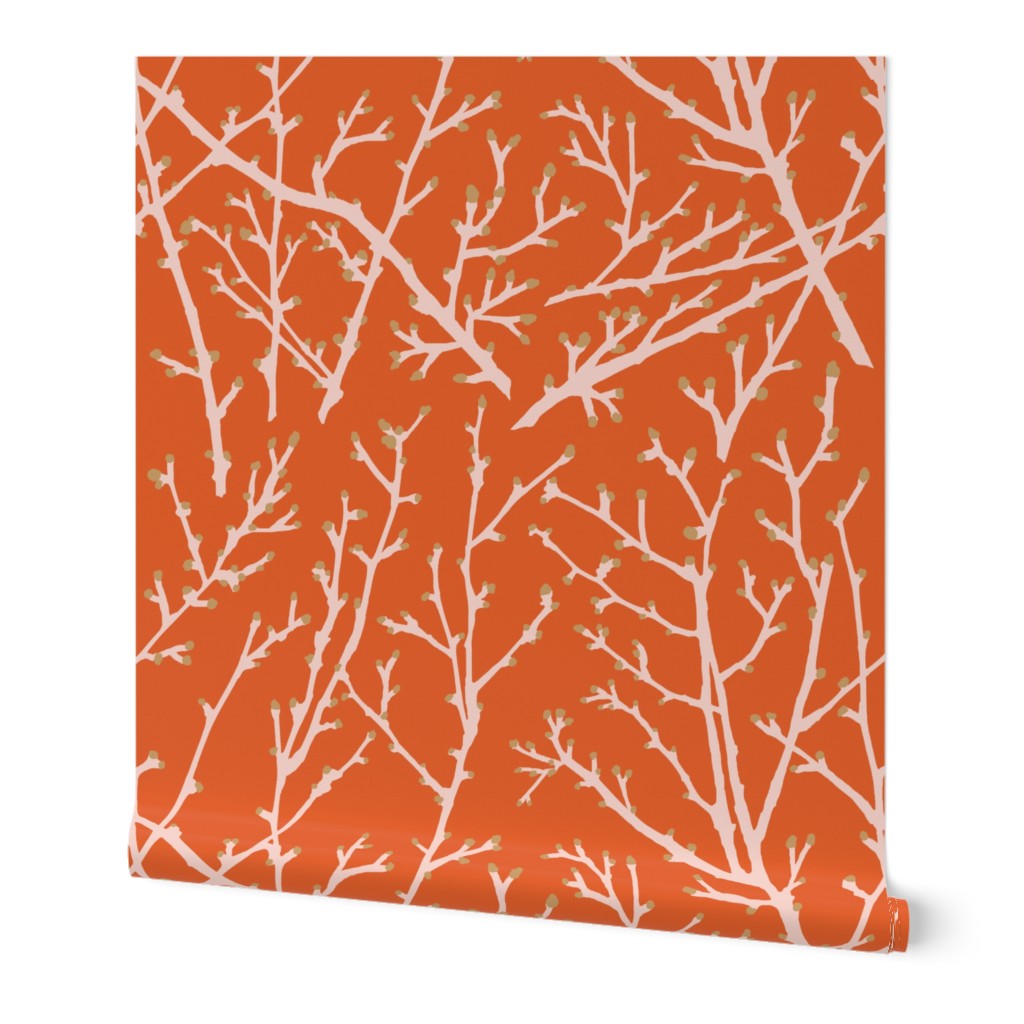 branchy - orange-blush/branch/straw