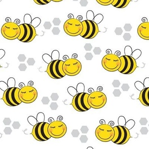 bees-with-hexagons