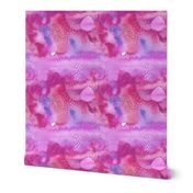 Pink and Purple Watercolour Abstract Pattern