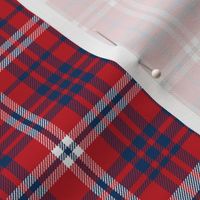 plaid navy and red america usa gingham plaid fabric