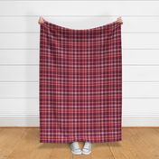 plaid navy and red america usa gingham plaid fabric