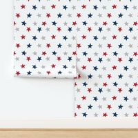 stars usa merica america fabric red white and blue 