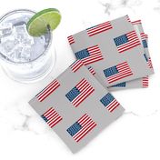 american flag fabric flag usa merica design patriotic july 4th fabric grey
