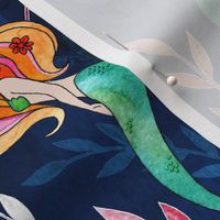 Merry Mermaids in Watercolor