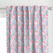 Indy Bloom Plush Pink Florals Lavender B