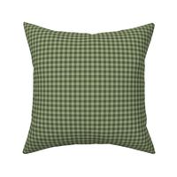 Bayeux gingham - olive green, 1/4" squares 