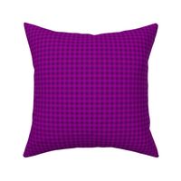 Bright plum purple/fuchsia gingham, 1/4" squares 