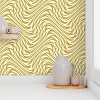 Bayeux feather swirl -wheat and linen