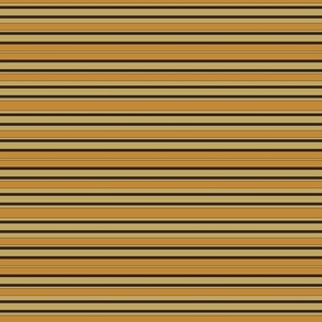 Western Tribal Native Pattern 3 Gold Brown Horizontal Stripe
