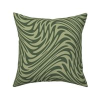 Bayeux feather swirl - olive