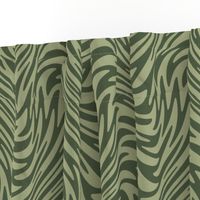 Bayeux feather swirl - olive