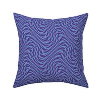 Feather swirl - purple and blue 