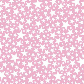 Star Shower* (White on Pink Cow)