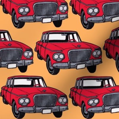 Whole Lotta red 1963 Studebaker Larks