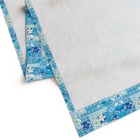 New Hawaiian Motif - blue