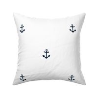 Anchor white and navy