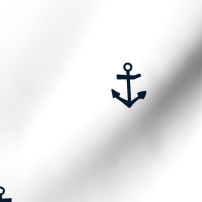 Anchor white and navy