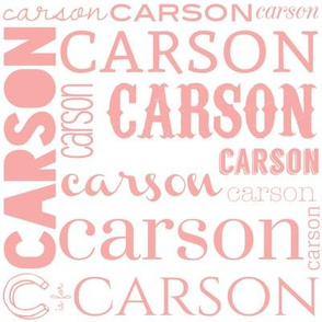 Personalized Carson Design