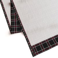 Persona 5 Shujin High School Uniform Plaid (Black/Red/White)