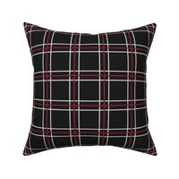 Persona 5 Shujin High School Uniform Plaid (Black/Red/White)