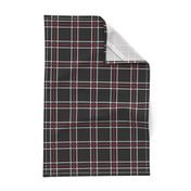 Persona 5 Shujin High School Uniform Plaid (Black/Red/White)