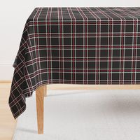 Persona 5 Shujin High School Uniform Plaid (Black/Red/White)