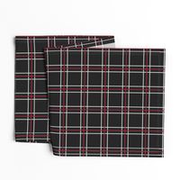 Persona 5 Shujin High School Uniform Plaid (Black/Red/White)